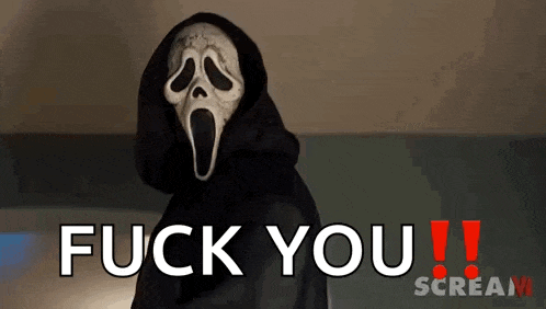 Slash Ghostface GIF