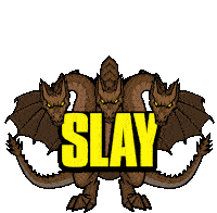 Slay Ghidorah Sticker