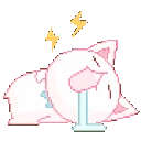 Sleeping Cat Sticker