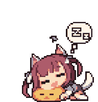 Sleeping Cute Sticker