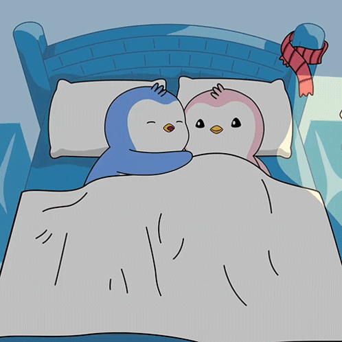 Sleeping Pudgy Penguins GIF