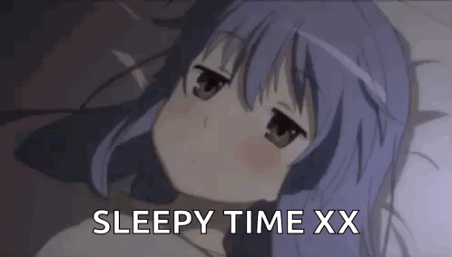 Sleepy Anime GIF