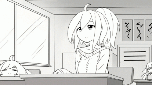 Sleepy Head Slamming Desk Gif GIF
