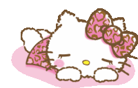 Sleepy Hello Sticker