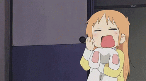 Sleepy Nichijou GIF