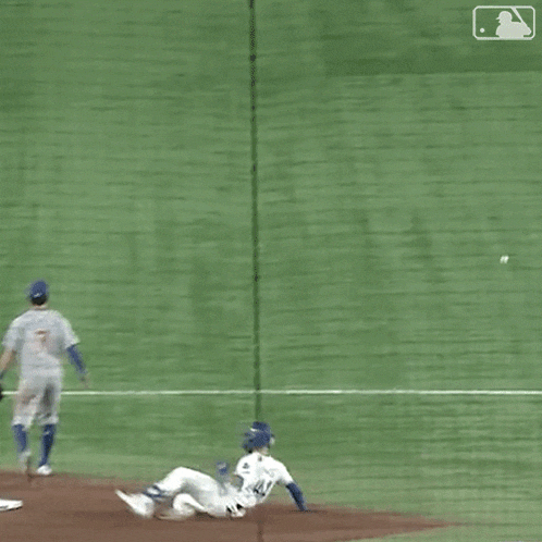 Sliding Into A Base Major League Baseball GIF