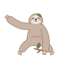 Sloth Animal Sticker