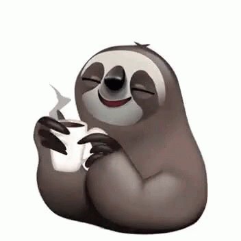 Sloth Happy GIF