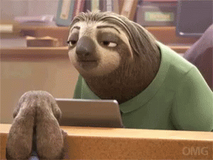 Sloth Smile GIF