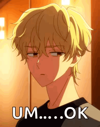 Slow Blink Cute Anime Boy GIF