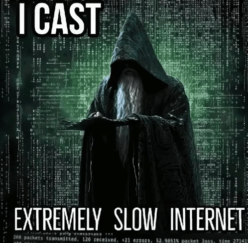 Slow Internet Cast GIF