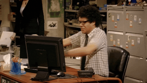 Smash Computer Throw Computer GIF