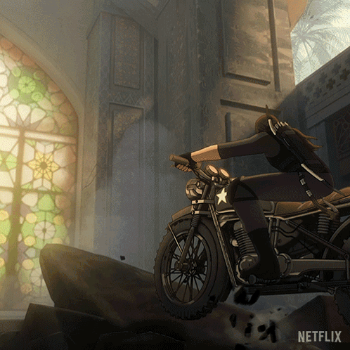 Smashing Through The Window Lara Croft GIF