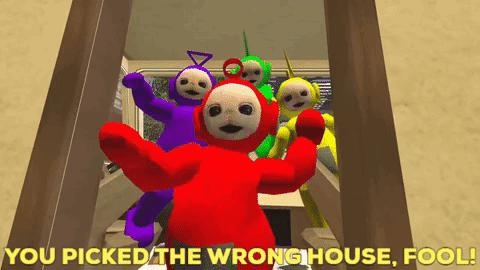 Smg4 Teletubbies GIF. This 480 x 270 animated GIF is part of our looks like i picked the wrong week collection. Created by masoncarr2244. View the original…
