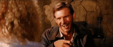 Smile Eating Popcorn GIF