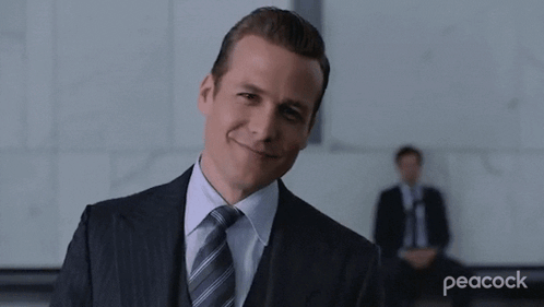 Smile Harvey Specter GIF