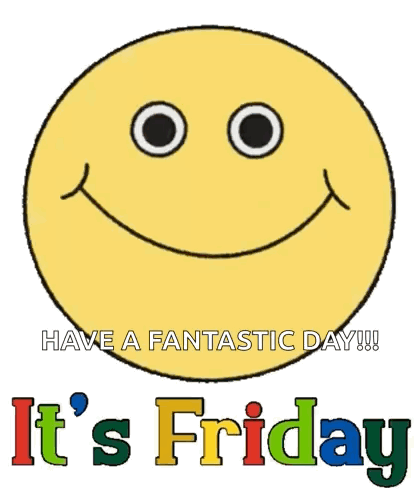 Smile It’s Friday Animatedtextgif GIF. This 420 x 498 animated GIF is part of our gracias por su atencion para diapositivas collection. Related themes…