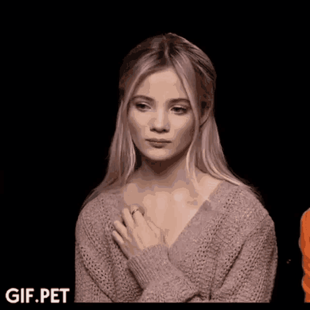Smile Scratching GIF