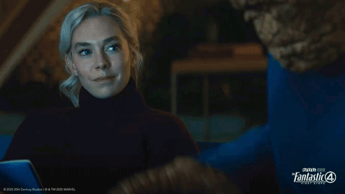 Smiling At Each Other Invisible Woman GIF. This 498 x 281 animated GIF is part of our gracias por su atencion tumblr collection. Created by…
