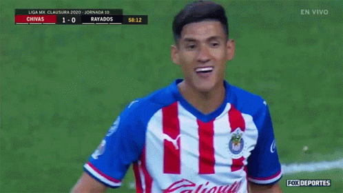 Smiling Chivas Vs Rayados GIF