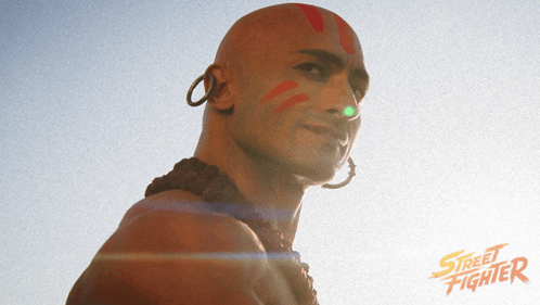 Smiling Dhalsim GIF