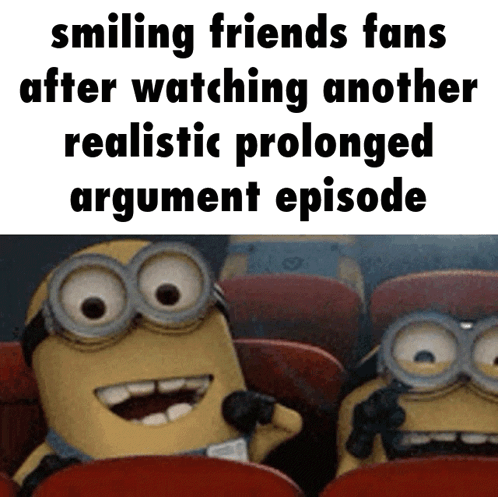Smiling Friends Smiling Friends Fans GIF. This 498 x 497 animated GIF is part of our minions cheering collection. Created by sicklittlemonkey. View the…