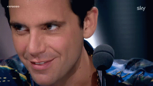 Smiling Mika GIF
