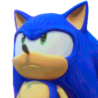 Smiling Sonic The Hedgehog Sticker