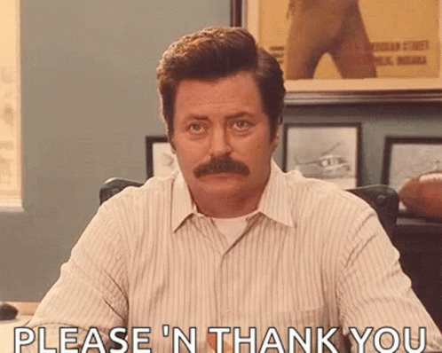 Smirk Ron Swanson GIF