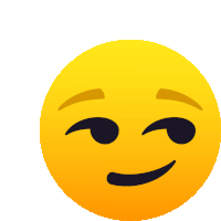 Smirking Face Joypixels Sticker