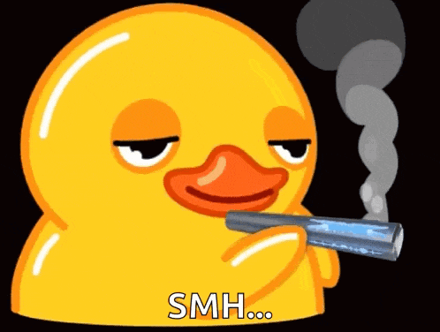 Smoking Duck Fimbong Le Sserafim Smoke Duck Fimbong GIF