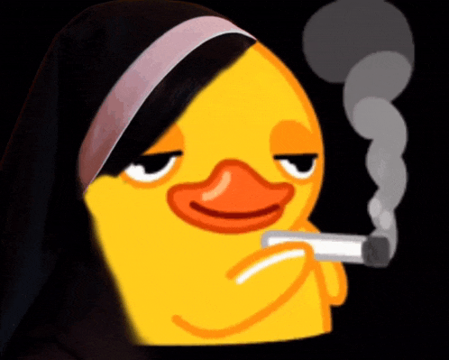 Smoking Duck Gif Song Hyekyo GIF