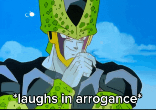 Smug Laugh GIF