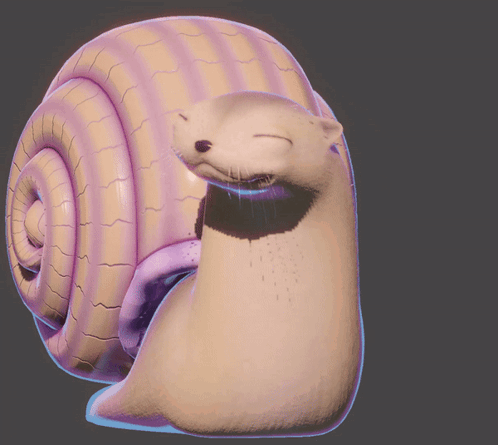 Snail Otter GIF