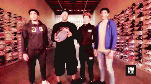 Sneaker Shopping With Big Baller Brand Family GIF. This 498 x 278 animated GIF is part of our lavar ball never lose collection. Created by solecollector…