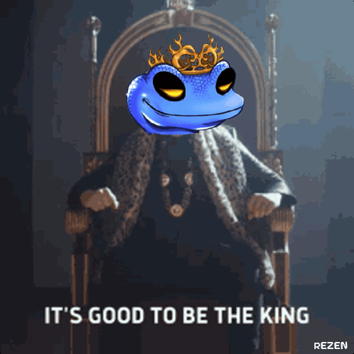 Snekkie Snekkies GIF. This 498 x 498 animated GIF is part of our its good to be the king collection. Created by Rezen. View the original animation, share…