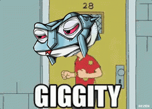Snekkies Giggity GIF. This 498 x 358 animated GIF is part of our quagmire giggity collection. Created by Rezen. View the original animation, share it, or…