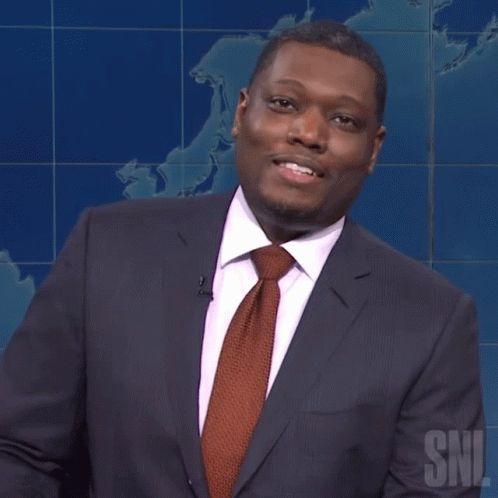 Snickering Michael Che GIF. This 498 x 498 animated GIF is part of our holding back laughter collection. Related themes include snickering, trying not to…