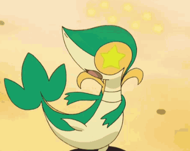 Snivy Confused GIF