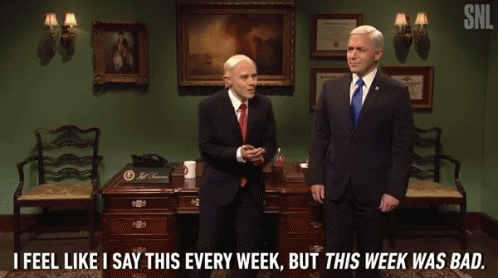 Snl This Week Is Bad GIF. This 498 x 278 animated GIF is part of our looks like i picked the wrong week collection. Created by nbcsnl. View the original…