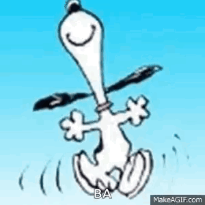 Snoopy Happy Dance GIF