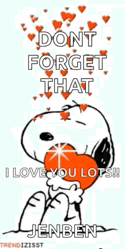 Snoopy Love GIF