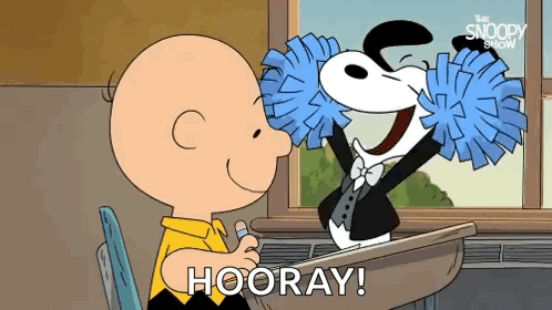 Snoopy Peanuts GIF. This 498 x 280 animated GIF is part of our hooray collection. Related themes include celebrate, dance, excited. Created by…