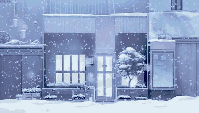 Snow Anime GIF