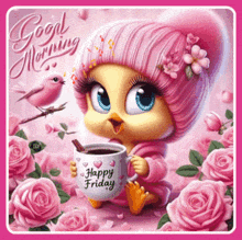Snow Cold Good Morning Winter GIF