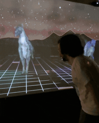Snow Dino Dance GIF