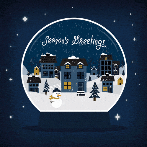 Snow Globe Snowglobe GIF