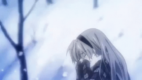 Snow Matching Hug GIF