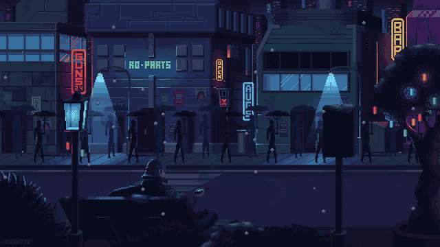 Snow Rush Hour GIF