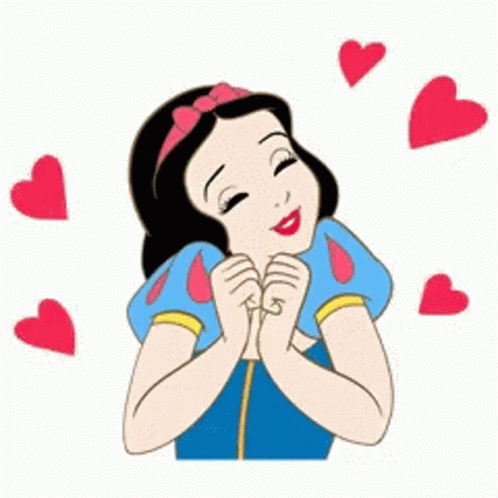 Snow White Hugs GIF